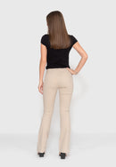 Calça Flare Bege Claro