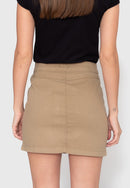 Saia Sarja Elastano Bege