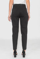 Calça Skinny Cintura Alta em Sarja Lycra Preto