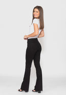 Calça Flair Preto Cintura Alta