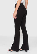 Calça Flair Preto Cintura Alta