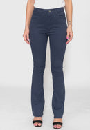 Calça Flair Azul Cintura Alta