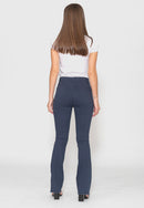 Calça Flair Azul Cintura Alta