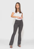 Calça Flair Chumbo Cintura Alta