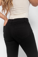 Calça Skinny em Sarja Elastano Preto