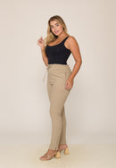 Calca Elástico no Cóss Bege