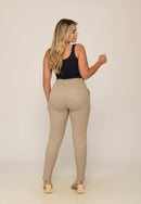 Calca Elástico no Cóss Bege