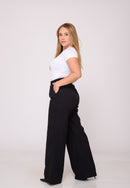 Calça com Cintura Elástica Preto