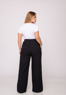 Calça com Cintura Elástica Preto