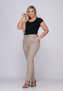 Calça Clochard em Sarja Bege