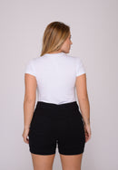 Shorts Cintura Média Black