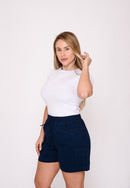 Shorts Cargo Azul Marinho Ref