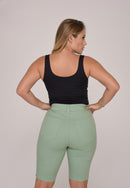 Bermuda Sarja Lycra Green