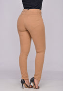 Calça Sarja Lycra Caki