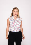 Colete Feminino Florido