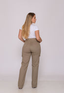 Calça Cargo Bege Escuro