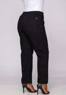 Calça Casual em Sarja Preto