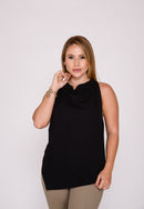 Blusa Feminina Gola Boba Preto