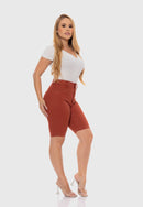 Bermuda Sarja Lycra Terra