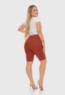 Bermuda Sarja Lycra Terra