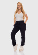 Calça Moletom em Algodão Preto