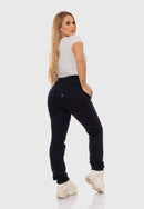 Calça Moletom em Algodão Preto