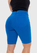 Bermuda Sarja Lycra Azul Royal
