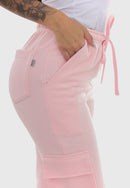 Calça  Moletom em Algodão Quartzo Rosa