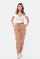 Calça Sarja com Lycra Caki