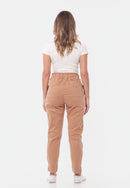 Calça Sarja com Lycra Caki