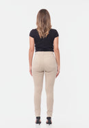 Calça Sarja Lycra Bege