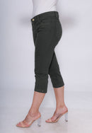 Calça Capri Verde