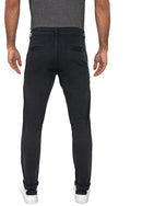 Calça Slim em Sarja Elastano Cinza