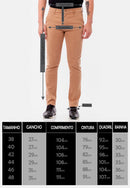 Calça Slim em Sarja Elastano Azul Marinho